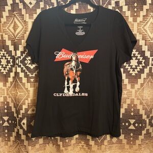 Women’s Budweiser T Shirt, Torrid Size 0 / Large